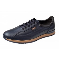 Pantofi barbati sport din piele naturala LUIS Bleumarin - ROMANIA Pantofi barbati sport din piele naturala LUIS Bleumarin - ROMANIA