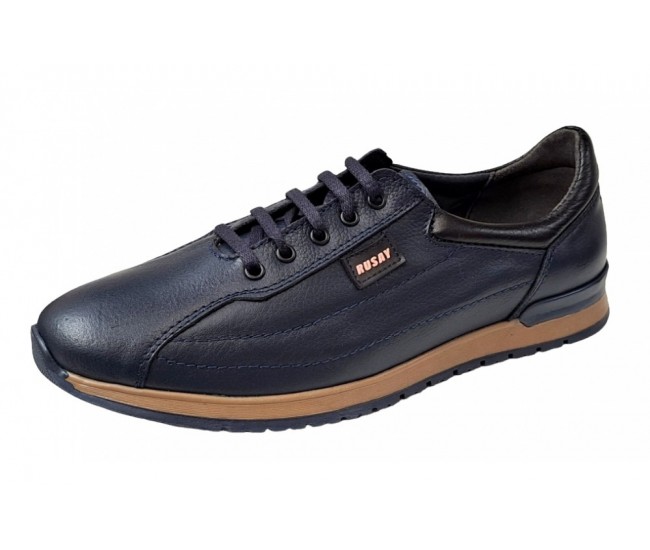 Oferta Marimea 40 Pantofi barbati sport din piele naturala - Model Luis Bleumarin