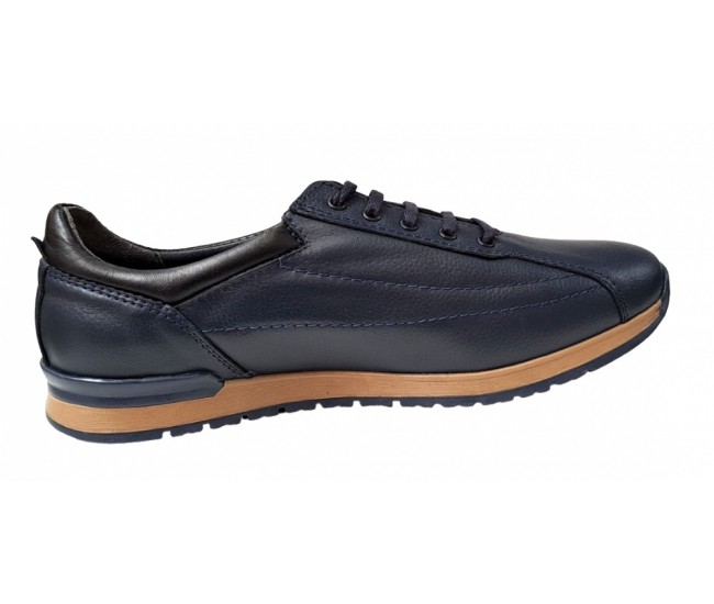 Oferta Marimea 40 Pantofi barbati sport din piele naturala - Model Luis Bleumarin