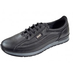 Pantofi barbati sport din piele naturala LUIS Negru - ROMANIA Pantofi barbati sport din piele naturala LUIS Negru - ROMANIA