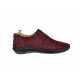 Marimea 41, Pantofi barbati casual, cu elastic, din piele naturala, intoarsa, BORDO, LVIC2350VIS