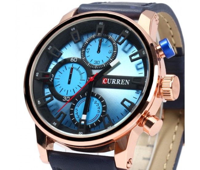 Ceas barbati casual, elegant - Curren M8170BLM Ceas barbati casual, elegant - Curren M8170BLM