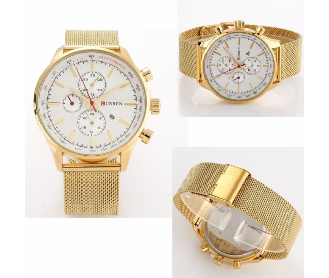 Ceas de mana barbati elegant Curren - M8227GOLD Ceas de mana barbati elegant Curren - M8227GOLD