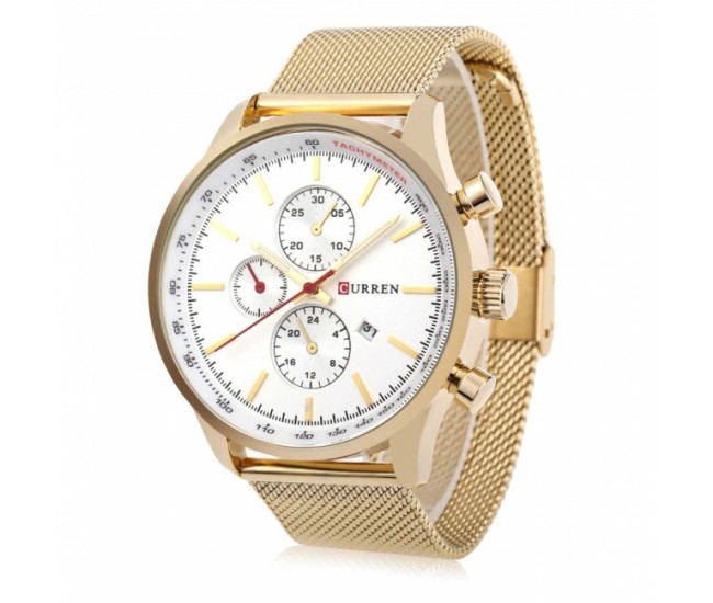 Ceas de mana barbati elegant Curren - M8227GOLD Ceas de mana barbati elegant Curren - M8227GOLD
