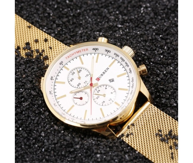 Ceas de mana barbati elegant Curren - M8227GOLD Ceas de mana barbati elegant Curren - M8227GOLD
