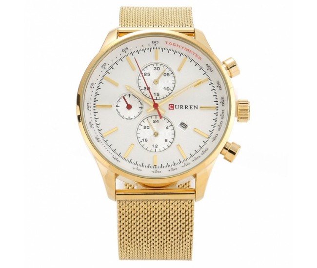 Ceas de mana barbati elegant Curren - M8227GOLD Ceas de mana barbati elegant Curren - M8227GOLD