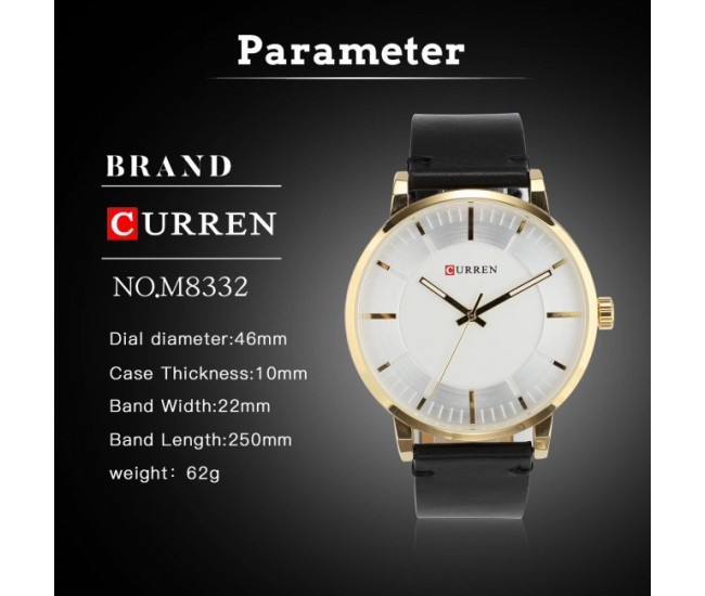 Ceas de mana barbati elegant, business CURREN - M8332NAGOLD