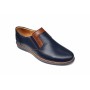 Pantofi barbati casual, din piele naturala, bleumarin, CIUCALETI SHOES - MARIOEBLUE
