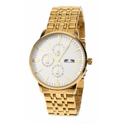 Ceas de mana barbati elegant, Auriu Matteo Ferari - MF170CAGOLD