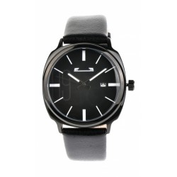 Ceas de mana barbati elegant, business, curea de piele Matteo Ferari - MF8212LTHNEGRU