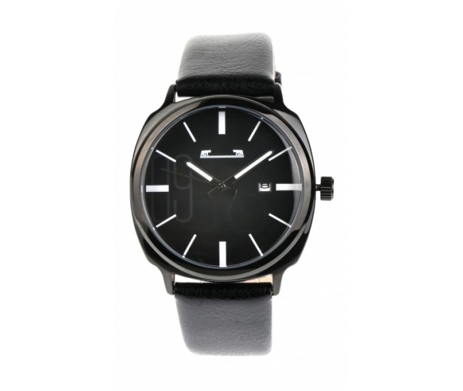 Ceas de mana barbati elegant, business, curea de piele Matteo Ferari - MF8212LTHNEGRU