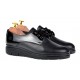 Pantofi dama casual din piele naturala Box cu Lac - Model Negru MIONBOXLAC