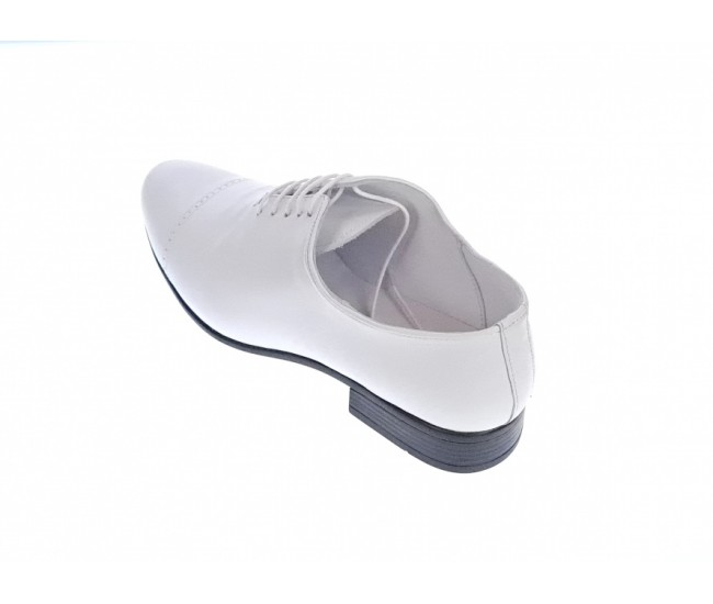 Pantofi barbati, eleganti, din piele naturala, Enzo alb, MOD1ABOX