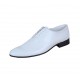 Pantofi barbati, albi, eleganti, din piele naturala box - MOD1ALBBOX