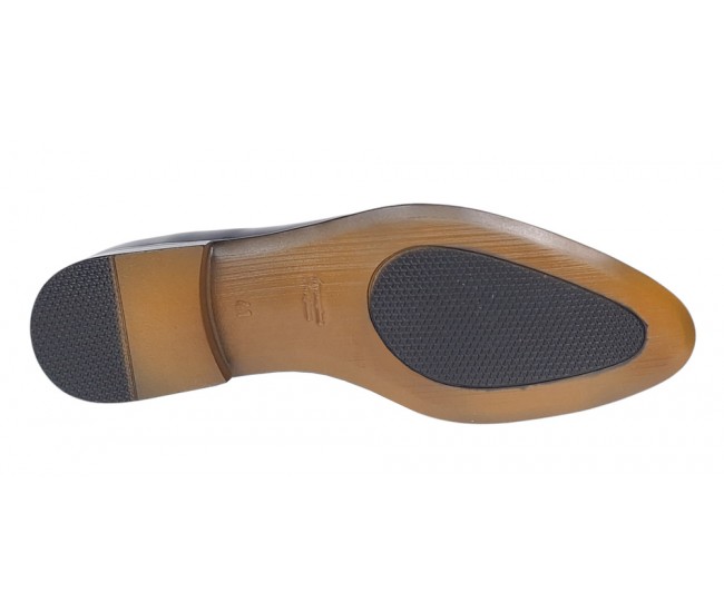 Pantofi barbati eleganti din piele naturala Bleumarin LAC MOD1BLMLAC2