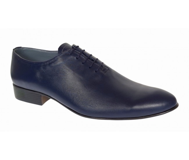Pantofi barbati eleganti din piele naturala bleumarin - Model Enzo