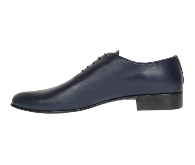 Pantofi barbati eleganti din piele naturala bleumarin - Model Enzo