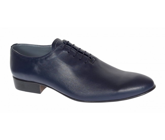 Pantofi barbati eleganti din piele naturala bleumarin - Model Enzo