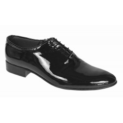 Pantofi barbati eleganti din piele naturala Negru LAC MOD1NLAC