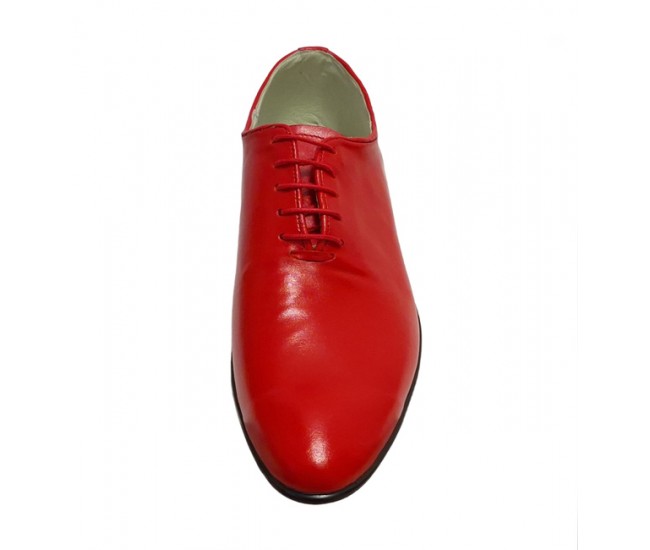 Pantofi barbati rosii eleganti din piele naturala Enzo MOD1ROSU