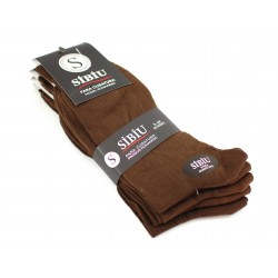 Sosete maro barbati din bumbac, set 5 perechi fara cusatura - Sibiu Romania