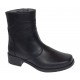 Ghete dama casual imblanite din piele naturala cu fermoar MVS707N