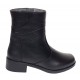 Ghete dama casual imblanite din piele naturala cu fermoar MVS707N