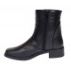 Ghete dama casual imblanite din piele naturala cu fermoar MVS707N