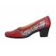 Pantofi dama comozi si eleganti din piele naturala Rosu - MVS74R