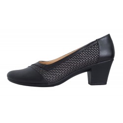 Pantofi dama comozi si eleganti din piele naturala Negru - MVS85N