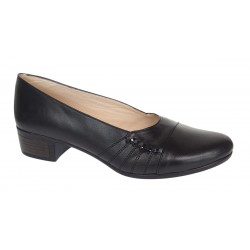 Pantofi dama casual din piele naturala de culoare neagra P19N Pantofi dama casual din piele naturala de culoare neagra P19N