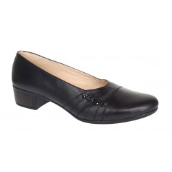 Pantofi dama casual din piele naturala de culoare neagra P19N Pantofi dama casual din piele naturala de culoare neagra P19N