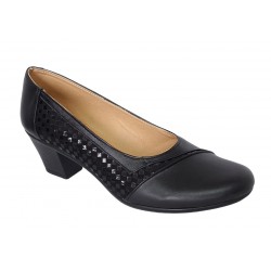 Pantofi dama comozi si eleganti din piele naturala Negru - MVSP26AN