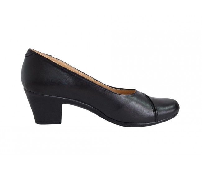 Pantofi dama comozi si eleganti din piele naturala Negru - MVSP26AN