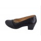 Pantofi dama comozi si eleganti din piele naturala Negru - MVSP26AN