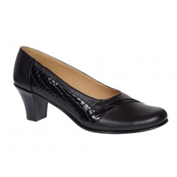 Pantofi dama eleganti din piele naturala Negru MVSP26NCR