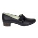 Pantofi dama comozi casual din piele naturala negru croco P27CRN