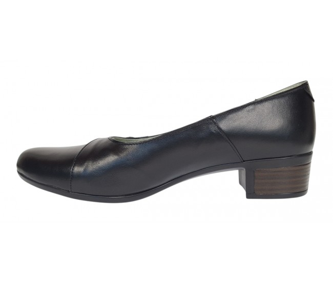 Pantofi dama comozi casual din piele naturala negru color P28XN