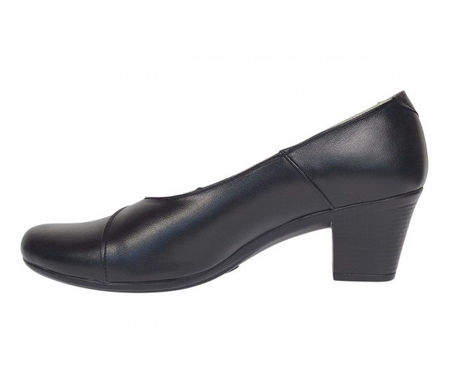 Pantofi dama casual din piele naturala negru croco P33CRN