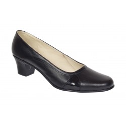 Pantofi dama eleganti din piele naturala Negru Box - MVSP34N