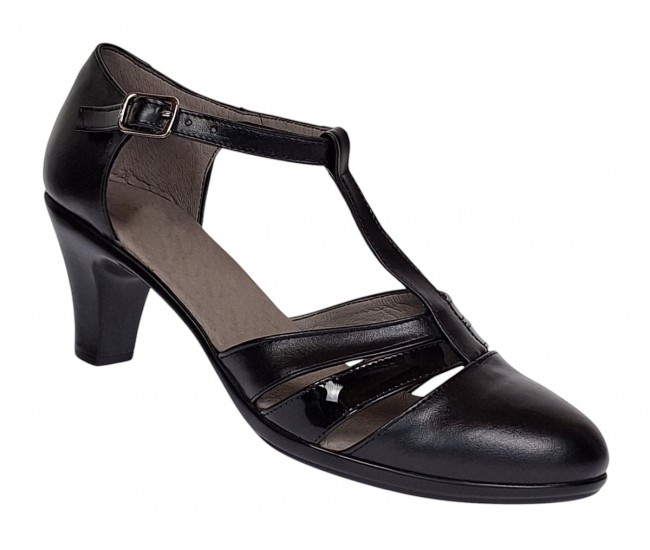 Pantofi eleganti dama din piele naturala cu toc 6.5cm NA173NPL