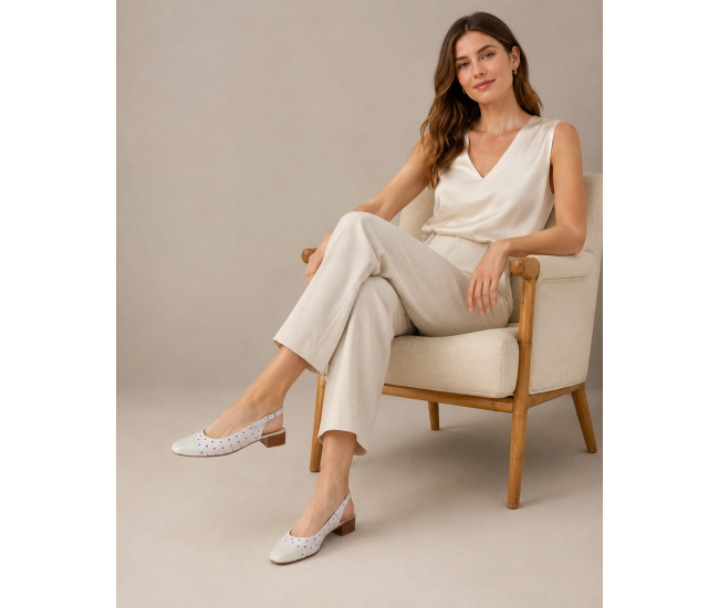 Pantofi dama casual din piele naturala Alb Box cu varf Lacuit NA252ALB