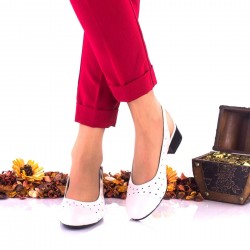 Pantofi dama decupati din piele naturala NA252AP Pantofi dama decupati din piele naturala NA252AP
