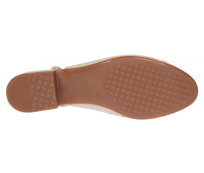 Pantofi dama casual din piele naturala Bej Box - NA252BP
