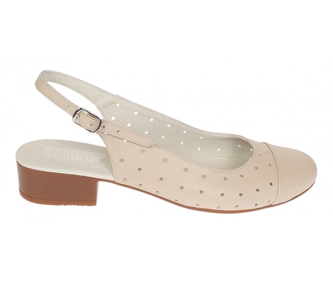 Pantofi dama casual din piele naturala Bej Box - NA252BP
