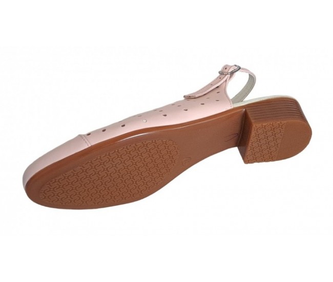 Pantofi dama casual din piele naturala Nud - NA252NUDP