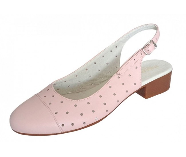 Pantofi dama casual din piele naturala Nud - NA252NUDP