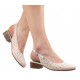 Pantofi dama casual din piele naturala Nud - NA252NUDP