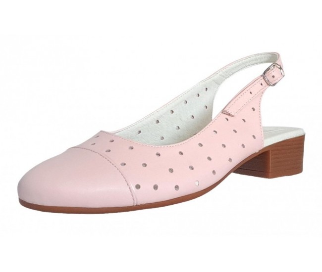 Pantofi dama casual din piele naturala Nud - NA252NUDP
