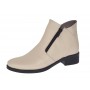 Ghete dama casual din piele naturala Bej Box NA316BB